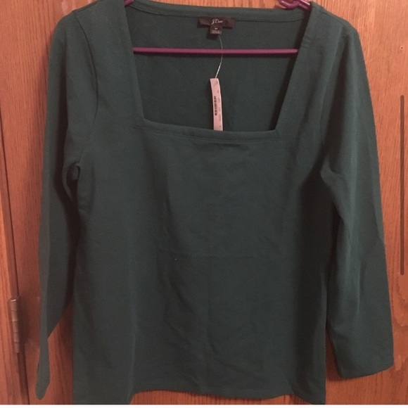 J crew square neck tee - Picture 2 of 4